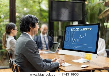 Stock Market Exchange Economics Investment Graph
