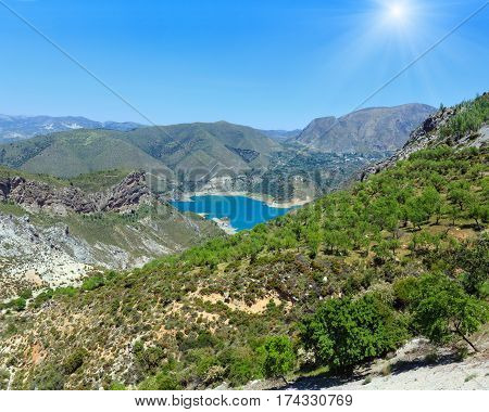 Lake In Sierra Nevada, Spain.