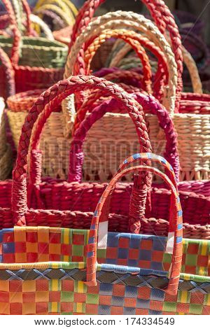 Colorful India Basket