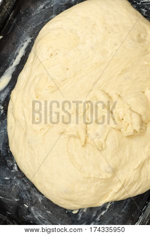 Mixed Dough Ready For Baking