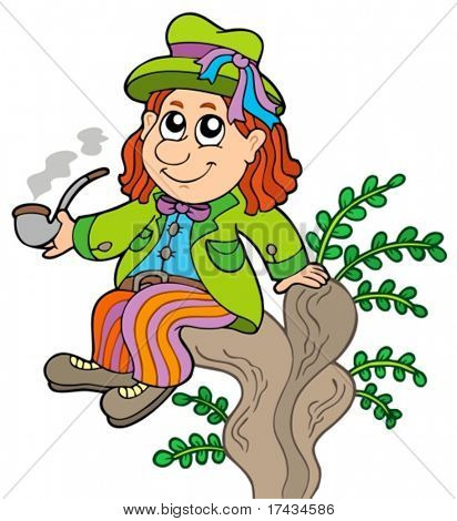 Vand sprite på hvid baggrund - vektor illustration.