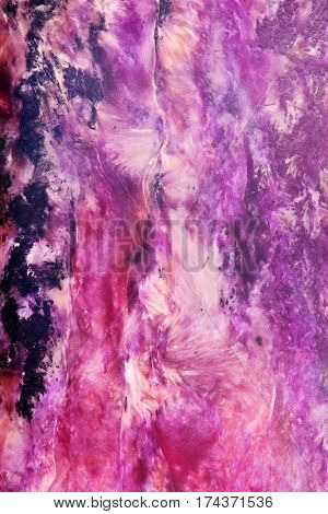 charoite stone texture macro photo