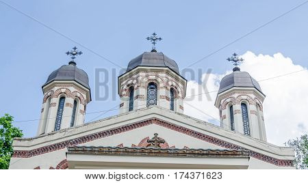 Bucharest, Romania - May 25, 2014: The Church Saint Ciprian.