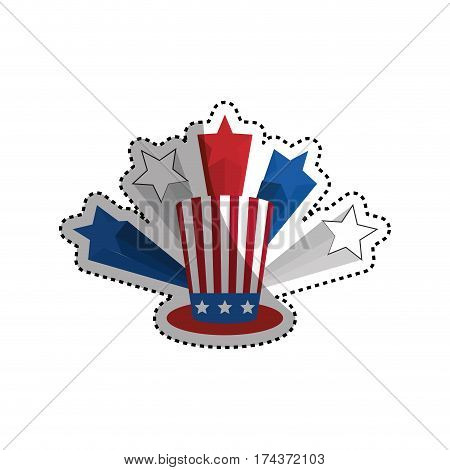 United States patriotic symbol icon vector illustration graphic design