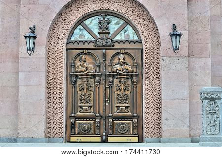 building of Armenian Apostolic Church in Russia