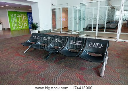 Interior Of Klia2 Airport In Kuala Lumpur, Malaysia