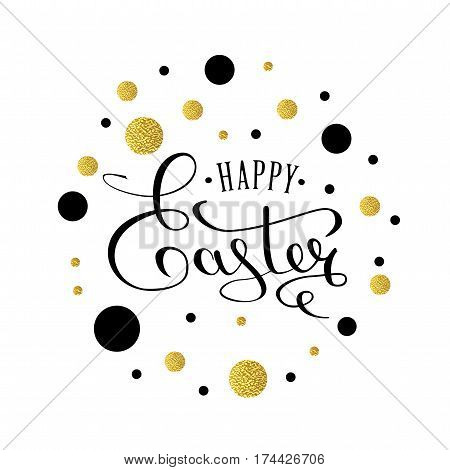 Happy Easter Lettering Greeting Card