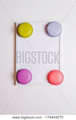 French Macaronsons White Frame