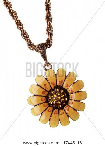 necklace isolated on white