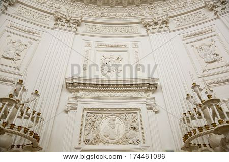 Interior Of The Petroff Palace, Moscow, Russia
