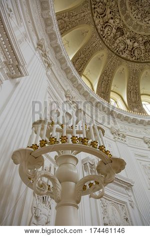 Interior Of The Petroff Palace, Moscow, Russia