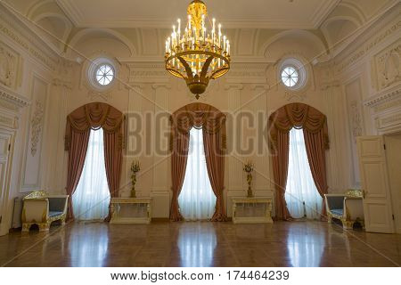 Interior Of The Petroff Palace, Moscow, Russia