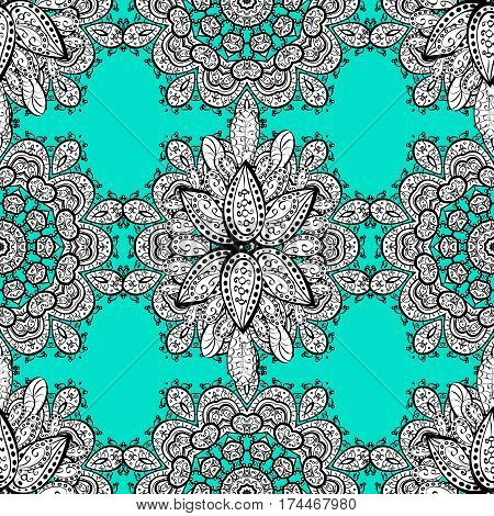 Vector Doodle Sketch Pattern Graphic Illustration. Tribal Ethnic Ornate Decoration Lace Repeating Te