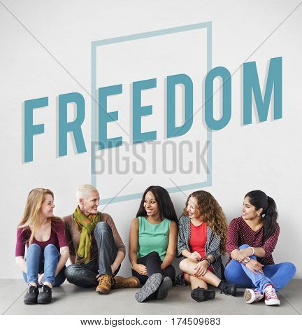 Hipster Freedom Youth Teenager Graphic Word