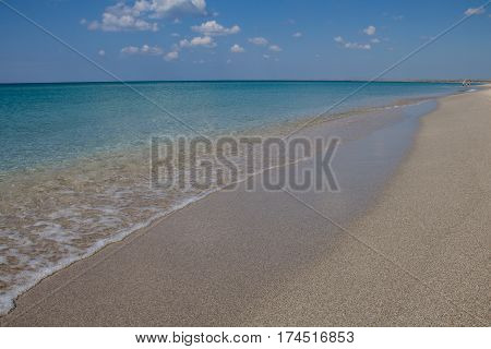 View on the Crimean West coast of the Black Sea
