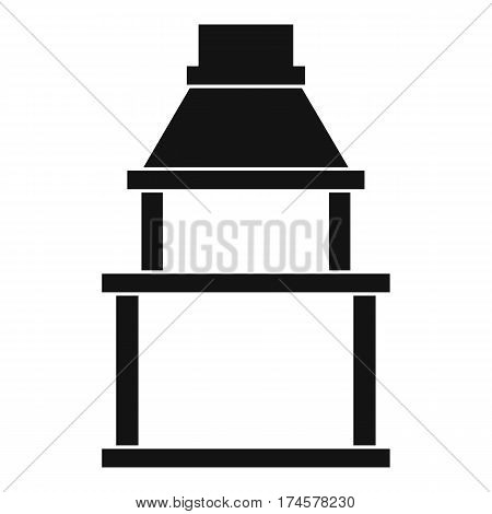 BBQ grill icon. Simple illustration of BBQ grill vector icon for web