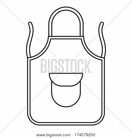 Apron icon. Outline illustration of apron vector icon for web