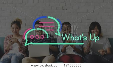 Communication Connection Speech Bubble Concept