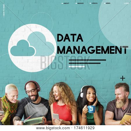 Cloud Computing Data Icon Sign 