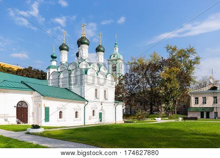 The Chernigov Martyrs church in Moscow Russia