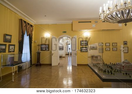 Interior Of The Petroff Palace, Moscow, Russia