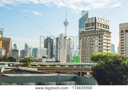 Aerial View Of Kuala Lumpur, Malaysia