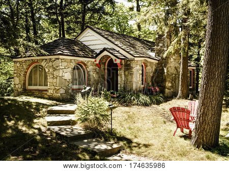 Charlevoix, Michigan, August 8, 2016: one of the unique 