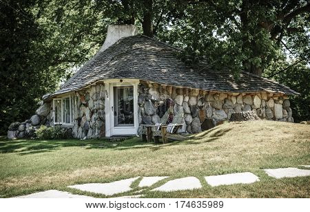 Charlevoix, Michigan, August 8, 2016: one of the unique 