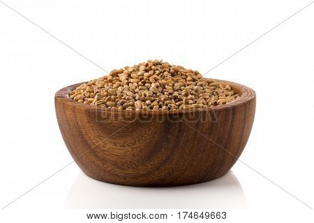 Wheat Grain In Bowl