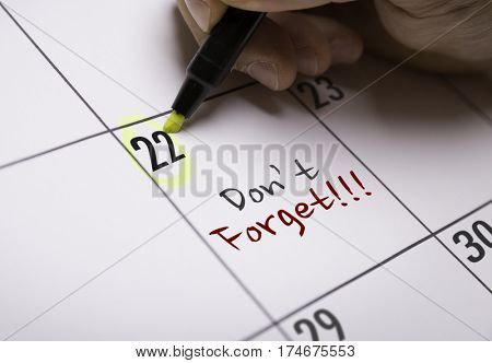 Dont Forget