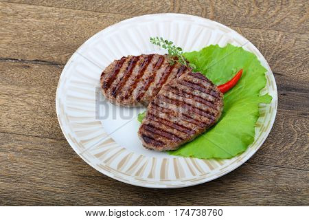 Grilled Burget Cutlet