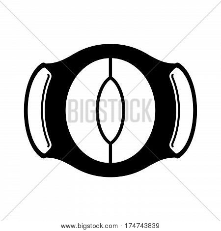 Mango pitter ( shade picture ) on white