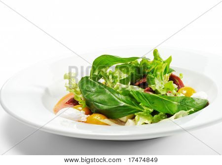 Salat mit Entenbrust 