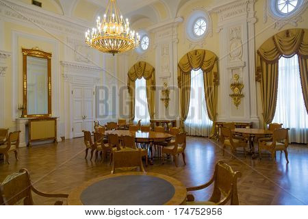 Interior Of The Petroff Palace, Moscow, Russia