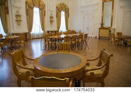 Interior Of The Petroff Palace, Moscow, Russia