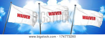 waiver, 3D rendering, triple flags