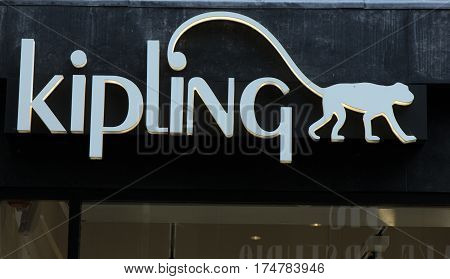 Kipling On A Wall In Amsterdam