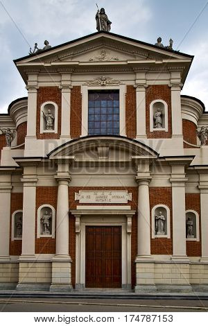 Rose Window Crenna Gallarate Varese Italy The   Bell Tower
