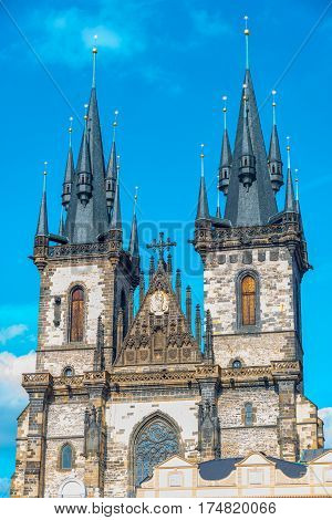 Church of Mother of God in Prague Czech Republic