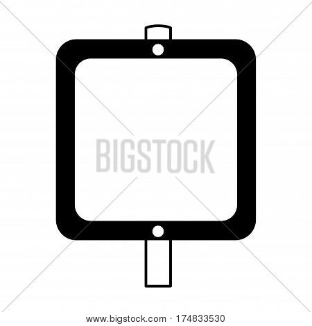 traffic signal square icon vector illustration design