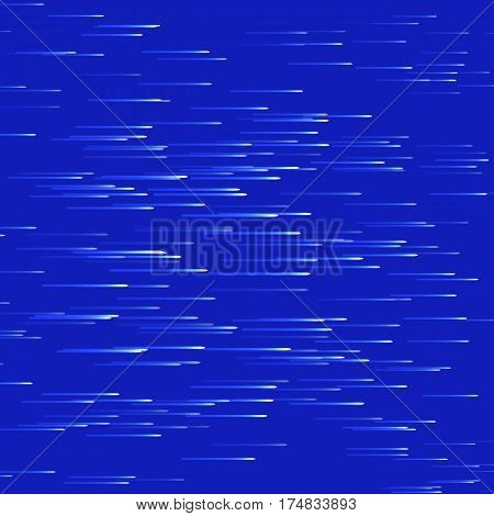 Vector. Blue technology background with lines representing speed.