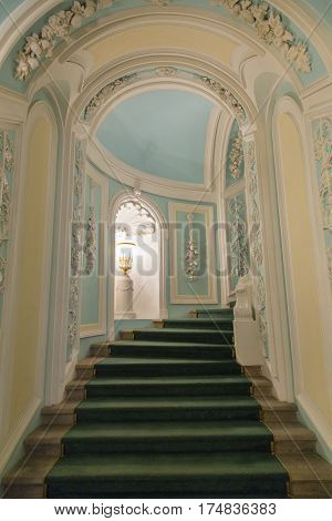 Interior Of The Petroff Palace, Moscow, Russia