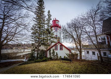 Kincardine's historical Lighthouse in Kincardine, Ontario Canada