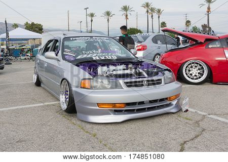 Vintage Acura Car On Display