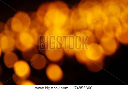 Blurred Lights With Bokeh Effect