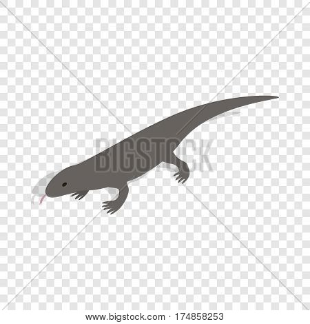 Lizard isometric icon 3d on a transparent background vector illustration