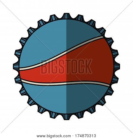 soda metal cap isolated icon vector illustration design