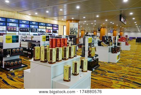 Interior Of Yangon International Airport
