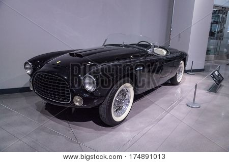 Black 1952 Ferrari Inter Spyder Barchetta