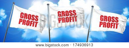 gross profit, 3D rendering, triple flags